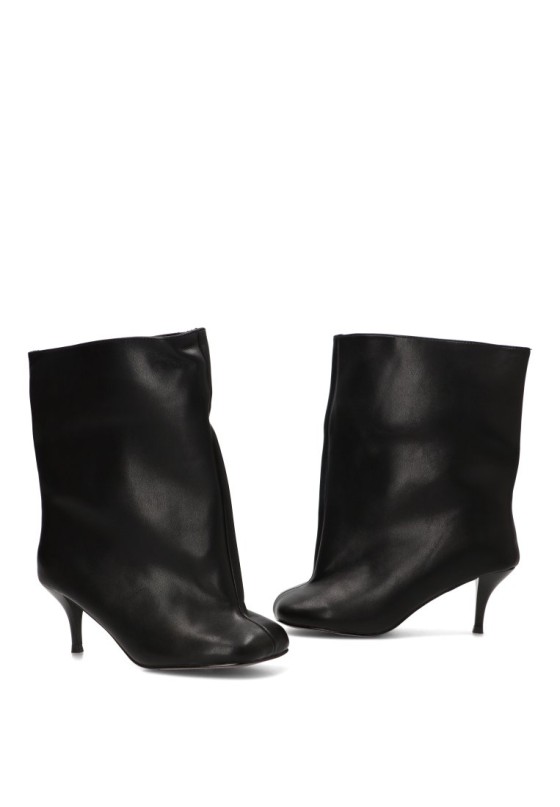 Botín C-410 de tacón alto para mujer IDEAL SHOES en negro