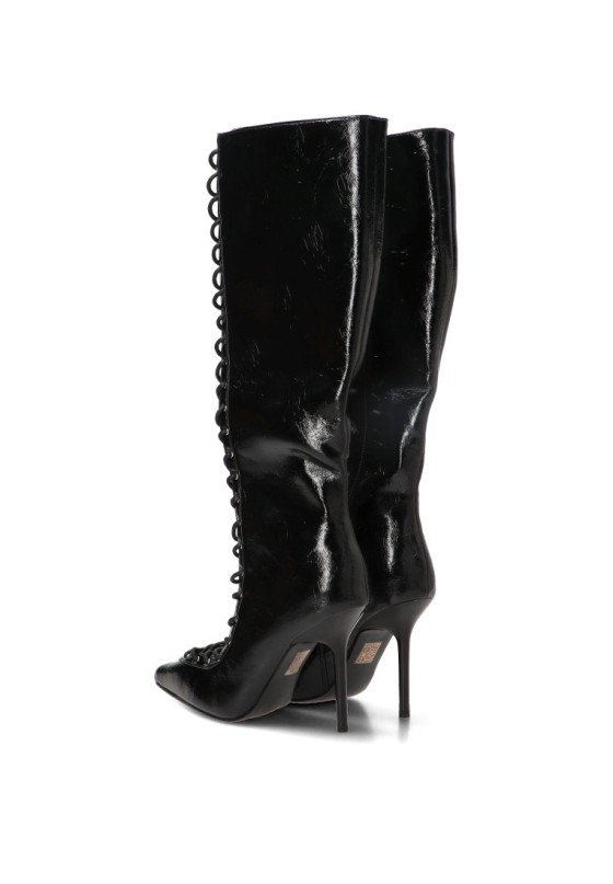 Bota negra de mujer IDEAL SHOES C-397