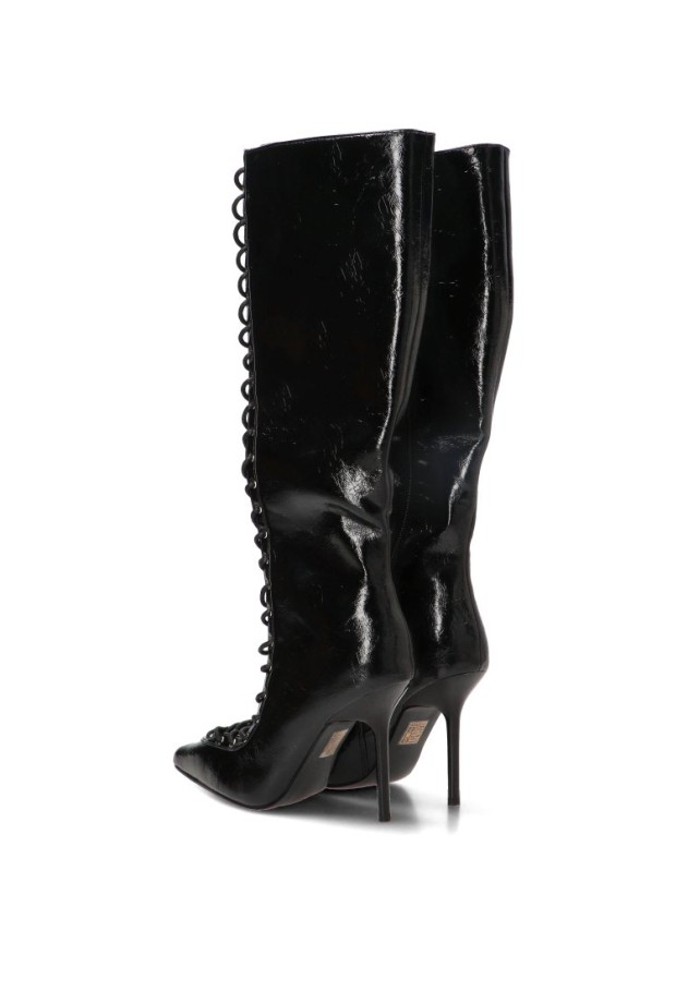 Bota negra de mujer IDEAL SHOES C-397