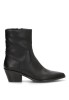 Botín campero negro de mujer YULIA M6770