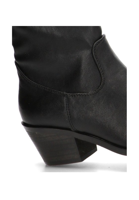 Botín campero negro de mujer YULIA M6770