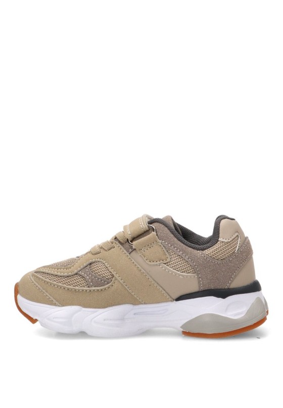 Deportivo casual beige con velcro para niña BUBBLE BOBBLE C1828