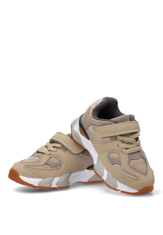 Deportivo casual beige con velcro para niña BUBBLE BOBBLE C1828