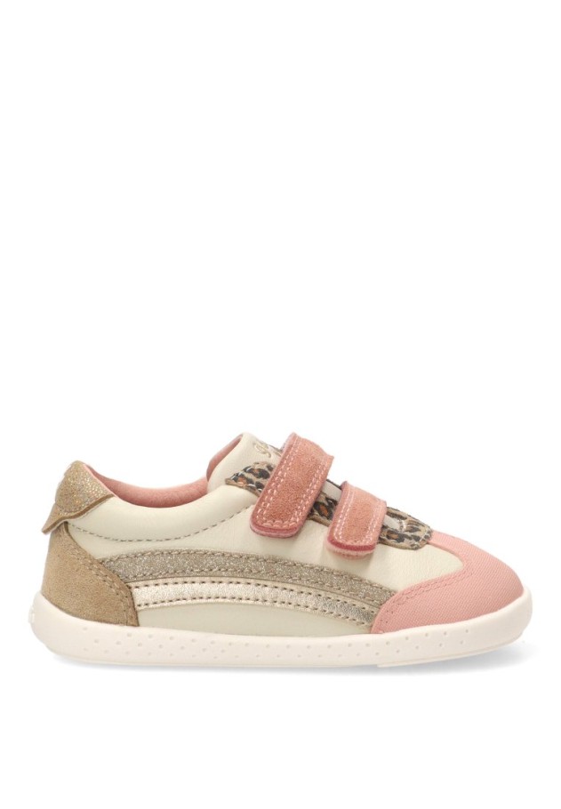 Deportivo barefoot de piel gris para niña GARVALIN 261305