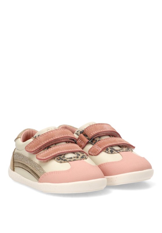 Deportivo barefoot de piel gris para niña GARVALIN 261305