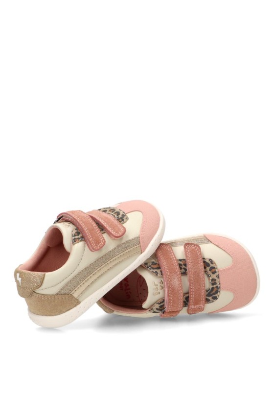 Deportivo barefoot de piel gris para niña GARVALIN 261305