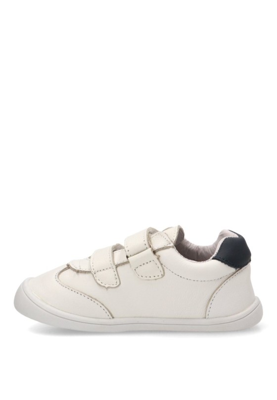 Deportivo BUBBLE BOBBLE C1630 en piel marino, estilo barefoot para niño