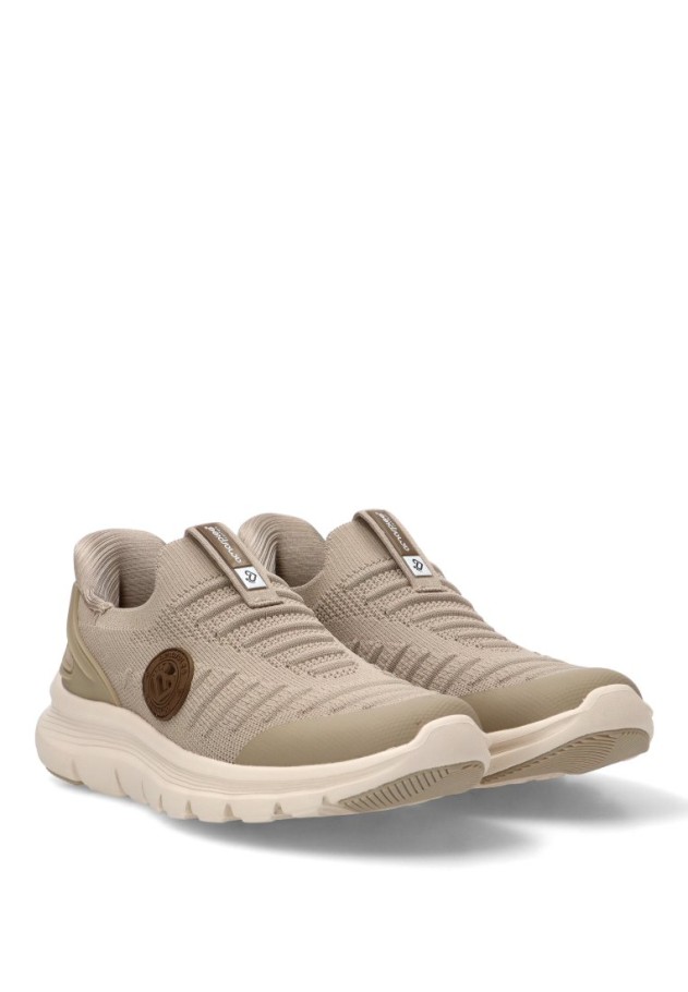 Deportivo beige de mujer AMARPIES AMW31015