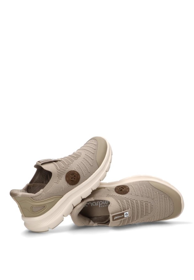Deportivo beige de mujer AMARPIES AMW31015