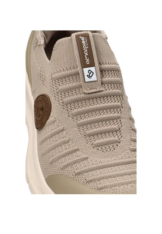 Deportivo beige de mujer AMARPIES AMW31015