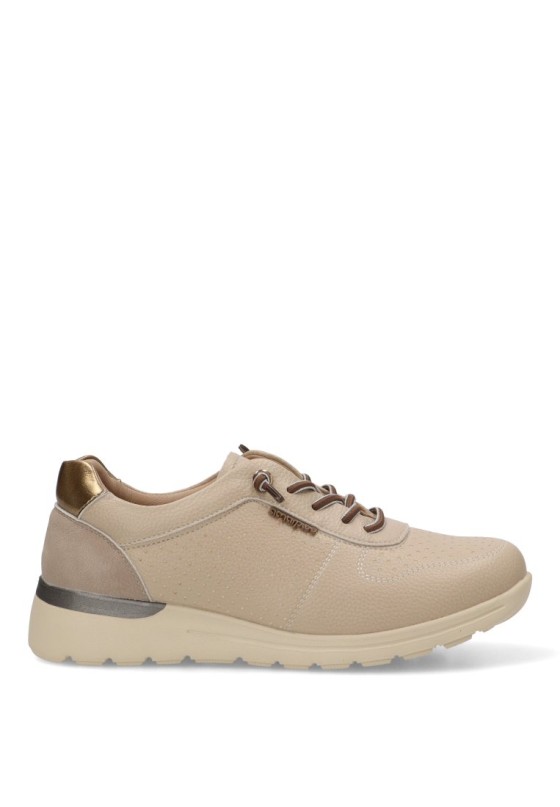 Deportivo beige de mujer AMARPIES AHI31126