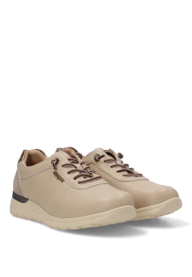 Deportivo beige de mujer AMARPIES AHI31126