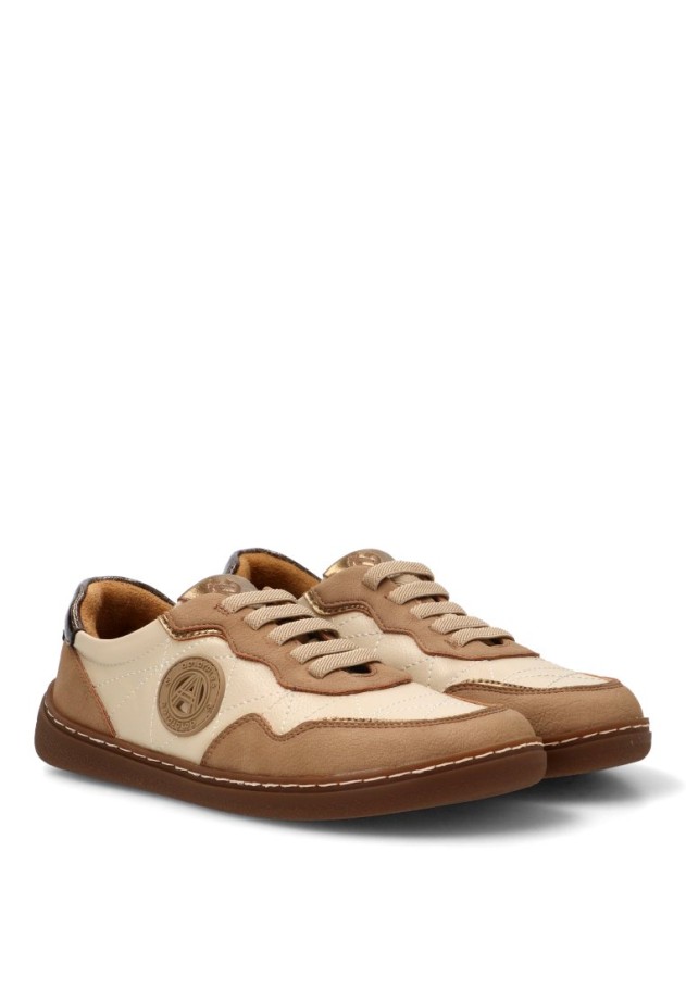 Deportivo respetuoso AMARPIES AJC31151 para mujer color taupe