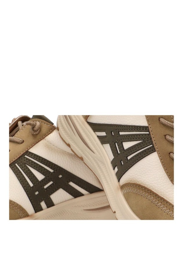 Deportivo beige con cuña media de mujer AMARPIES AMD31084