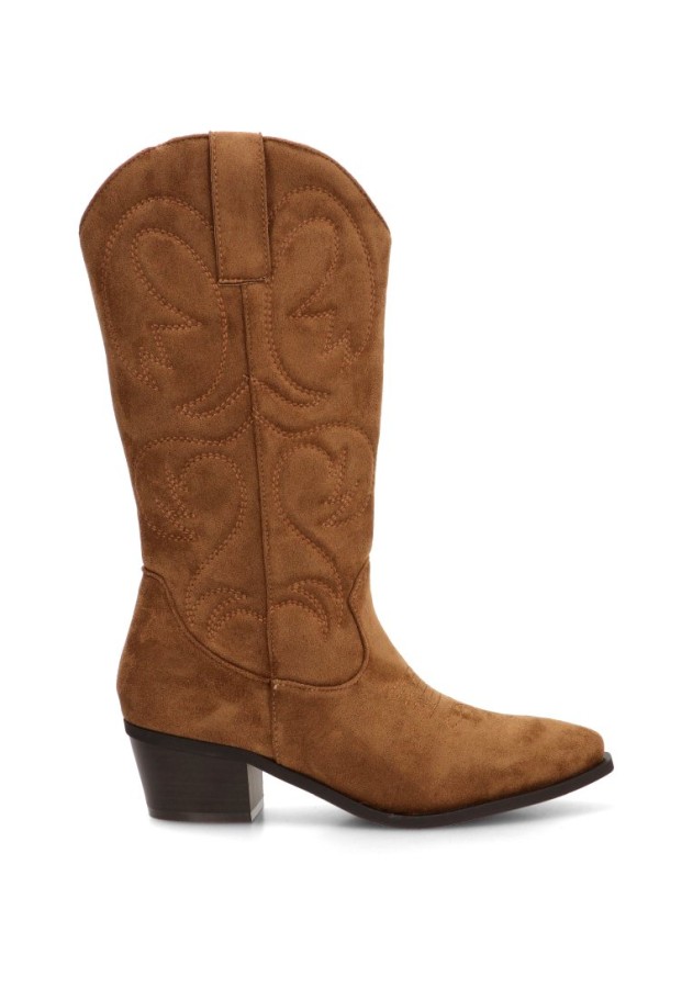 Bota campera con tacón medio de mujer ETIKA 110570
