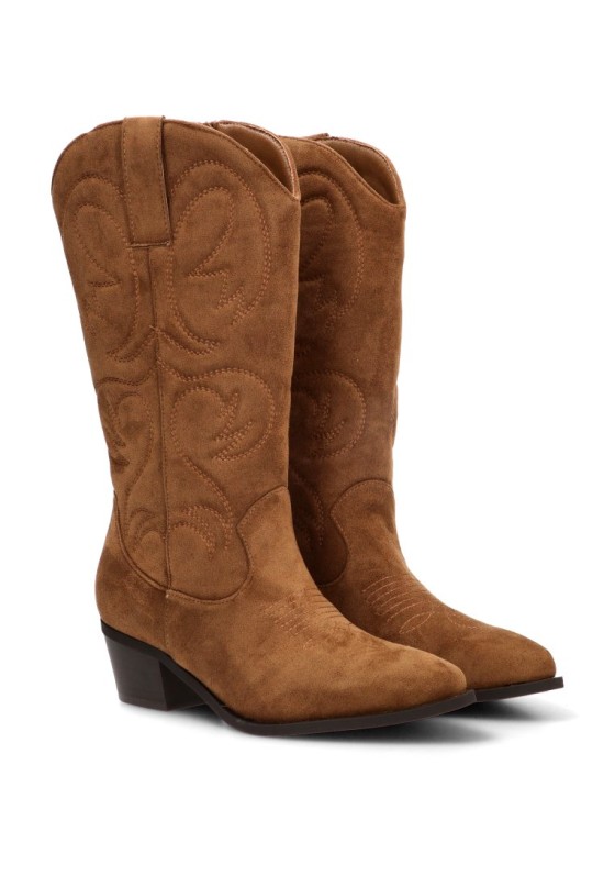 Bota campera con tacón medio de mujer ETIKA 110570