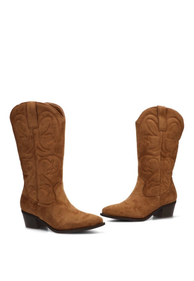 Bota campera con tacón medio de mujer ETIKA 110570