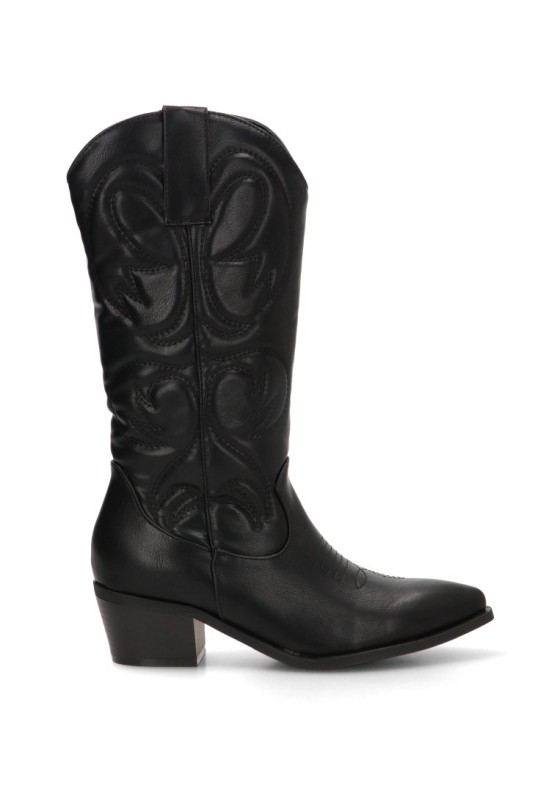 Bota campera con tacón medio de mujer ETIKA 110570