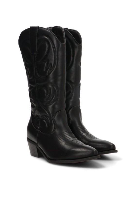 Bota campera con tacón medio de mujer ETIKA 110570