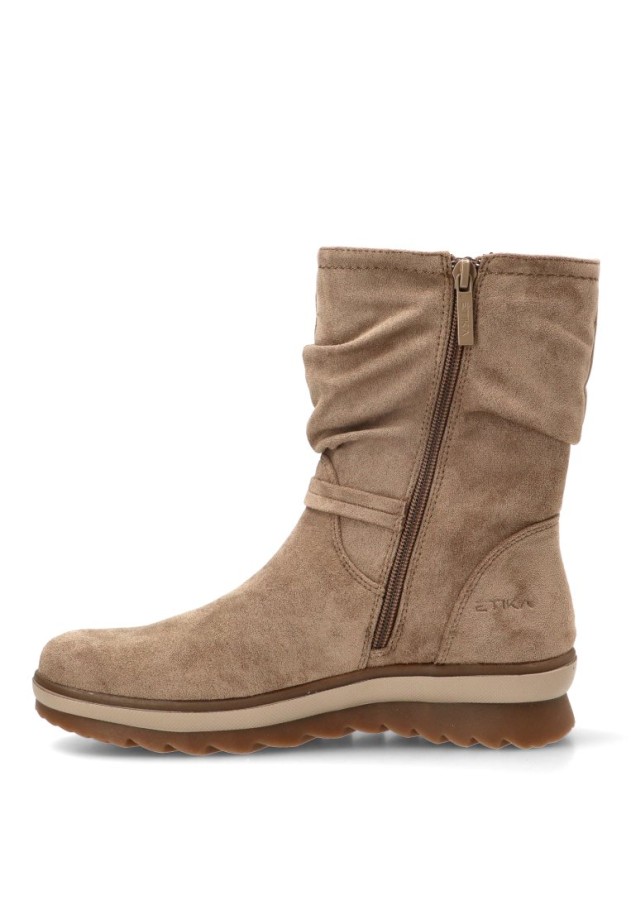 Botín taupe de mujer ETIKA 11112