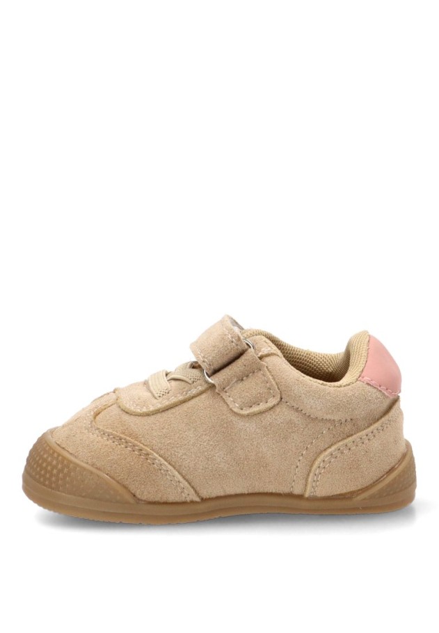 Deportivo barefoot para niña BUBBLE BOBBLE C1880 piel beige