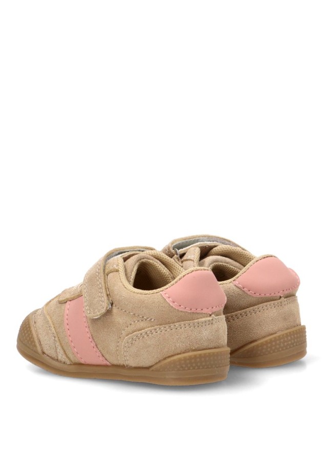 Deportivo barefoot para niña BUBBLE BOBBLE C1880 piel beige