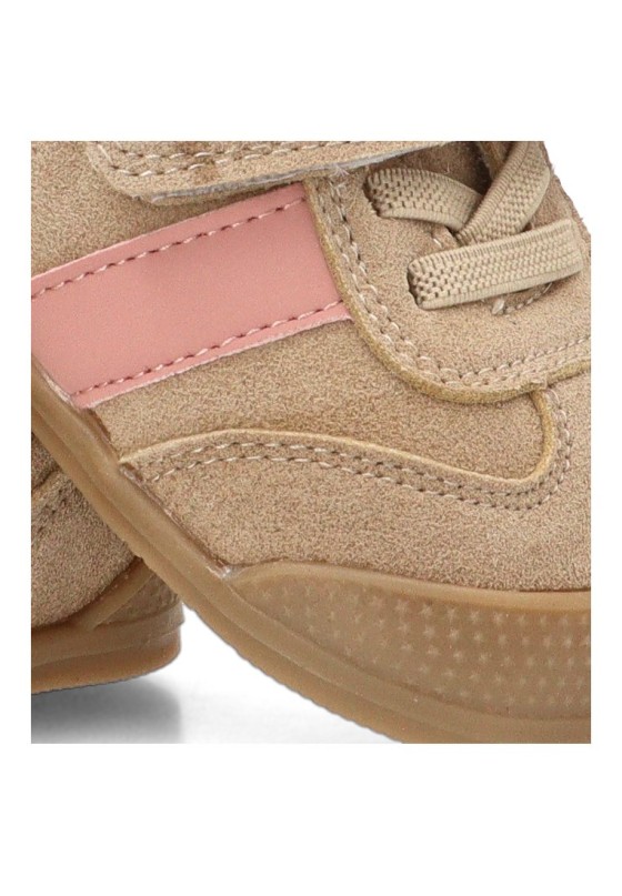 Deportivo barefoot para niña BUBBLE BOBBLE C1880 piel beige