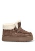 Botín antelina taupe con suela doble para mujer STAY 35-2054