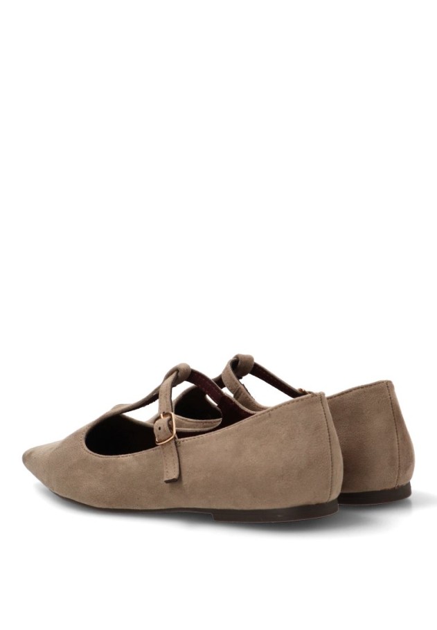 Bailarina taupe de mujer ISTERIA 1270
