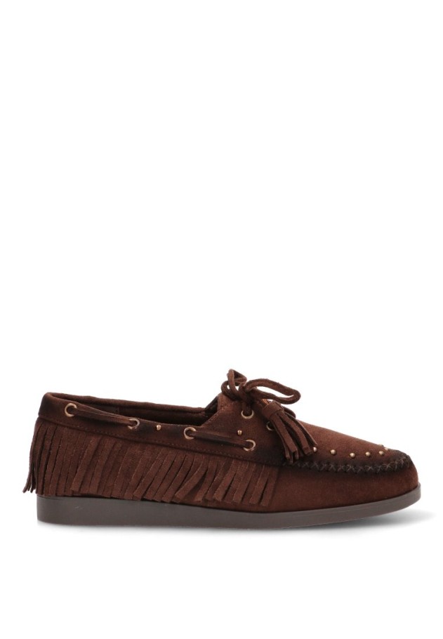 Mocasín con flecos de mujer 1283