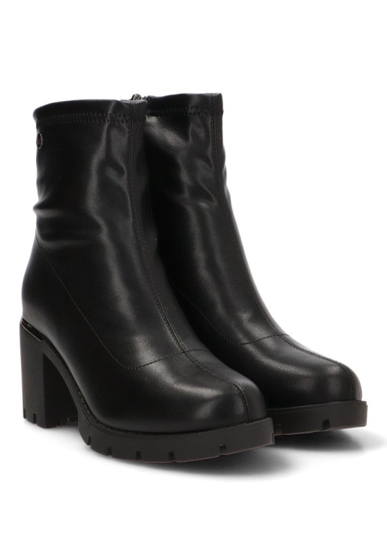 Botín ISTERIA 1359 con tacón alto negro para mujer