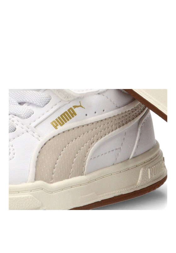 Deportivo blanco para niño PUMA 406898 con cierre de velcro