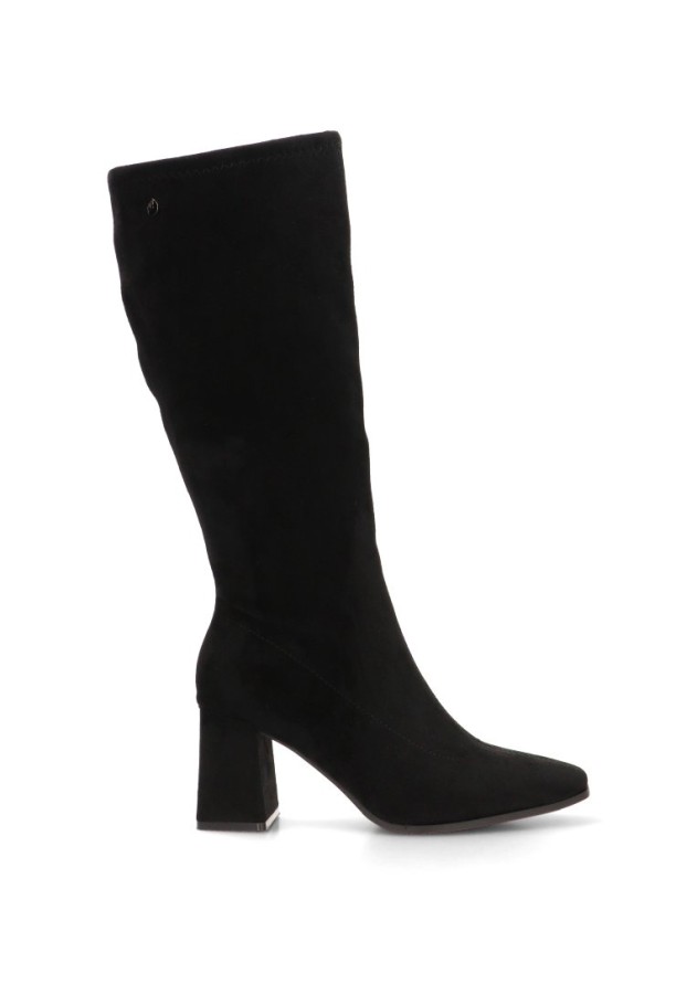 Bota con antelina y tacón alto de mujer ISTERIA 1337
