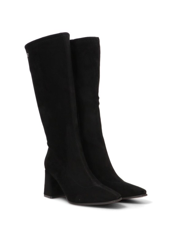 Bota con antelina y tacón alto de mujer ISTERIA 1337