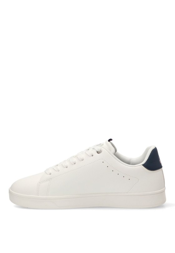Deportivo blanco con suela plana de hombre US GRAND POLO modelo GPM23185