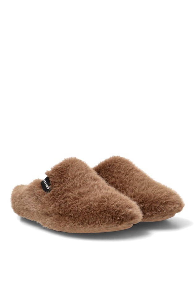 Zapatillas de casa camel de mujer VERBENAS YORK BUDAPEST
