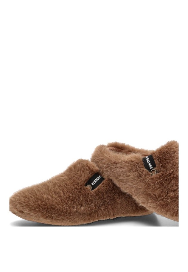 Zapatillas de casa camel de mujer VERBENAS YORK BUDAPEST