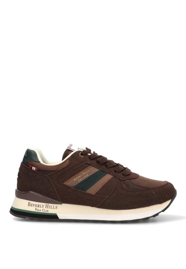 Deportivo retro marrón para hombre BEVERLY HILLS POLO CLUB BHM623100