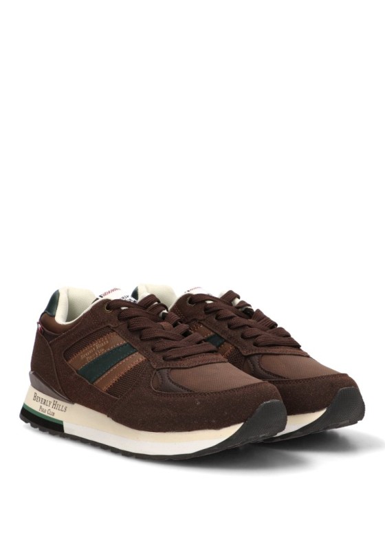 Deportivo retro marrón para hombre BEVERLY HILLS POLO CLUB BHM623100