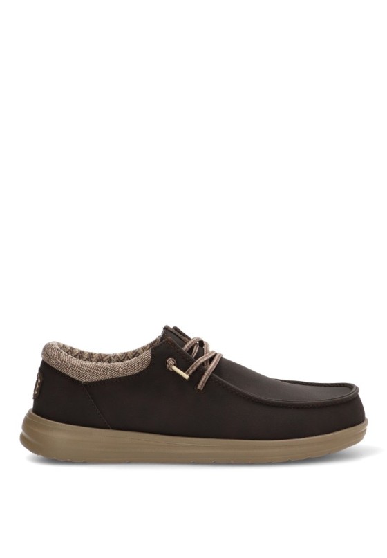 Náutico Kiova mocasín marrón con suela plana de hombre DUDE 43352