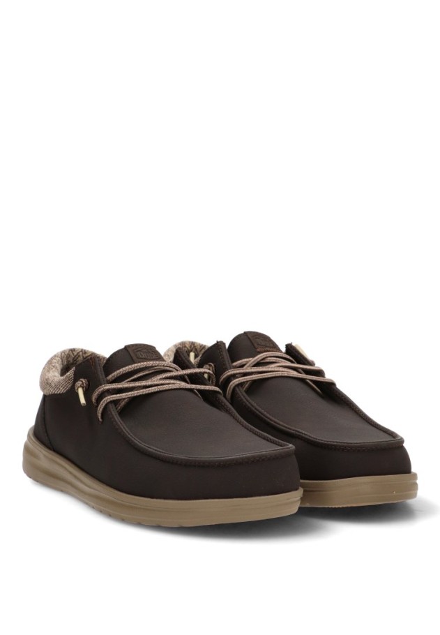 Náutico Kiova mocasín marrón con suela plana de hombre DUDE 43352