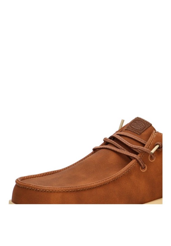 Mocasín náutico DUDE 43352 de hombre en cuero sintético con suela plana