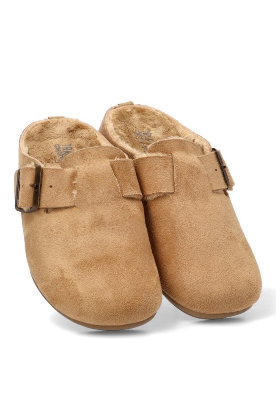 Zapatillas casa camel de mujer VULCA-BICHA 392