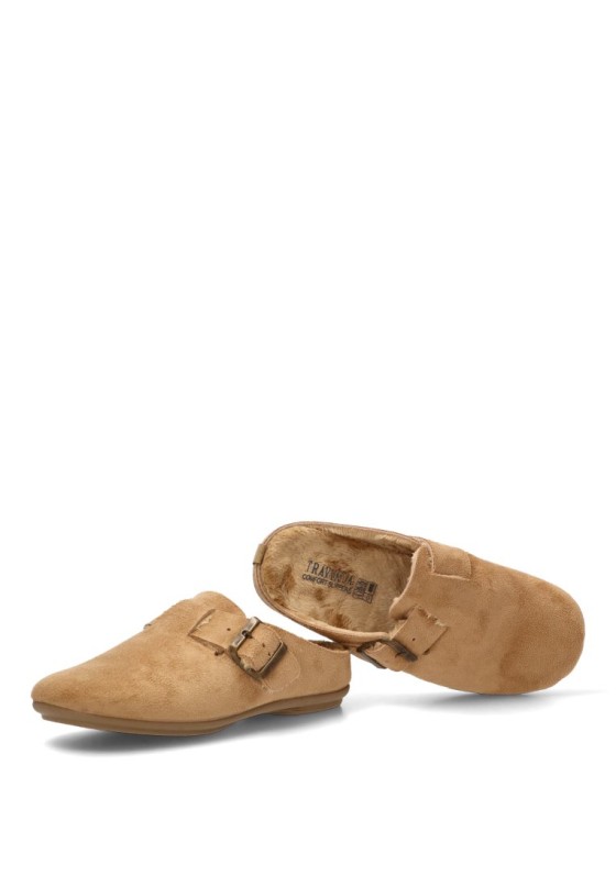 Zapatillas casa camel de mujer VULCA-BICHA 392