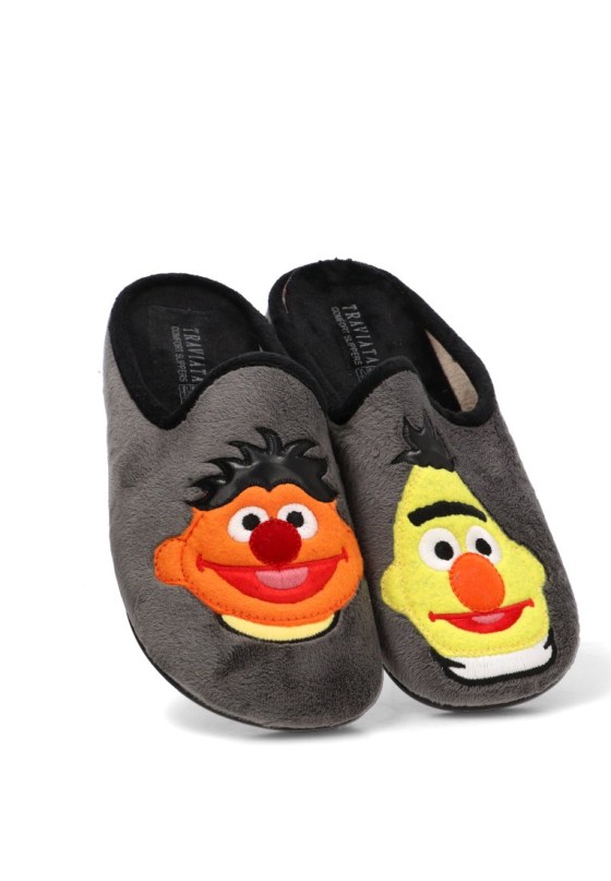 Zapatillas de casa 4817 para hombre VULCA-BICHA marrón textil