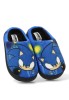 Zapatillas de casa para niño SUGI N9610130T azul textil con suela plana