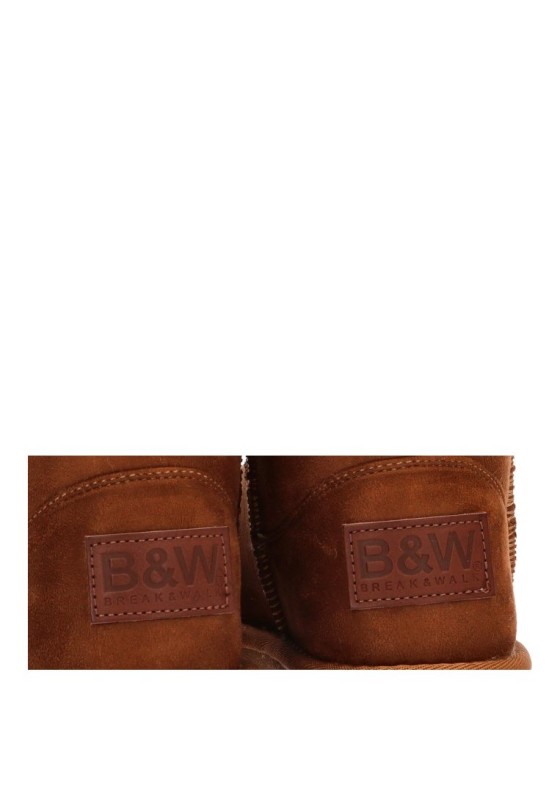 Botín taupe de antelina para niña CONGUITOS BWSH542083