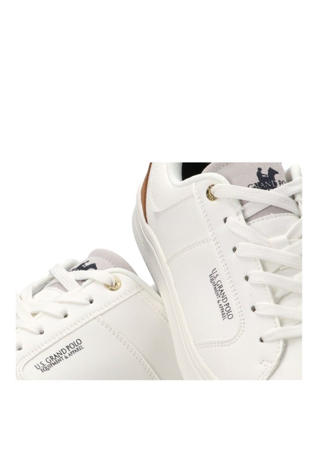 Deportivo blanco de hombre US GRAND POLO GPM23957L