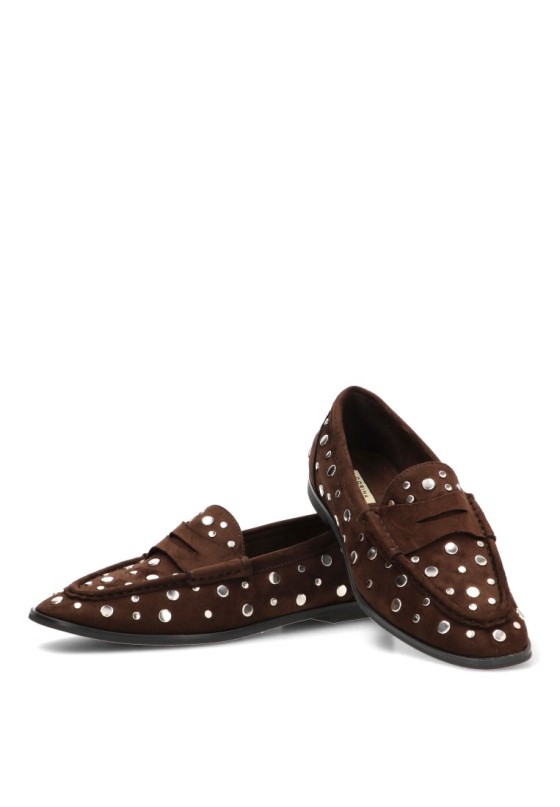 Mocasín café M6565 de mujer LUNA TREND