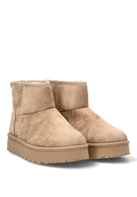 Botín beige de mujer Yulia 5002